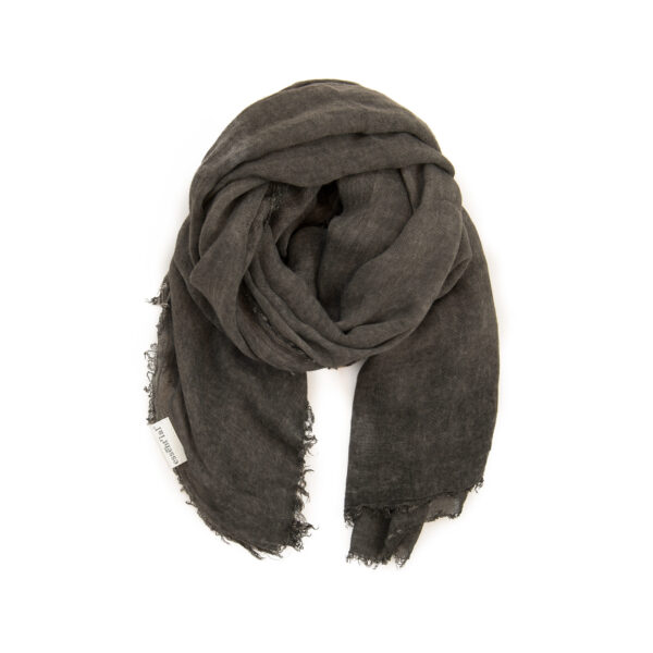 Dark grey Bamboo scarf