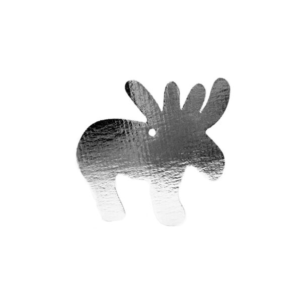 Christmas decoration silver reindeer