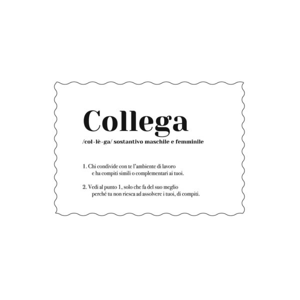 Postcard "Collega"
