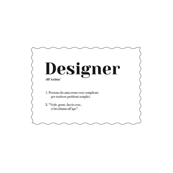 Postcard "Designer"