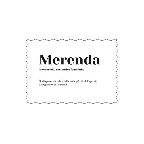 Cartolina "Merenda"