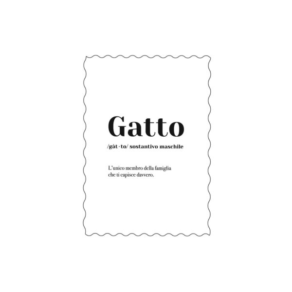 Postcard "Gatto"