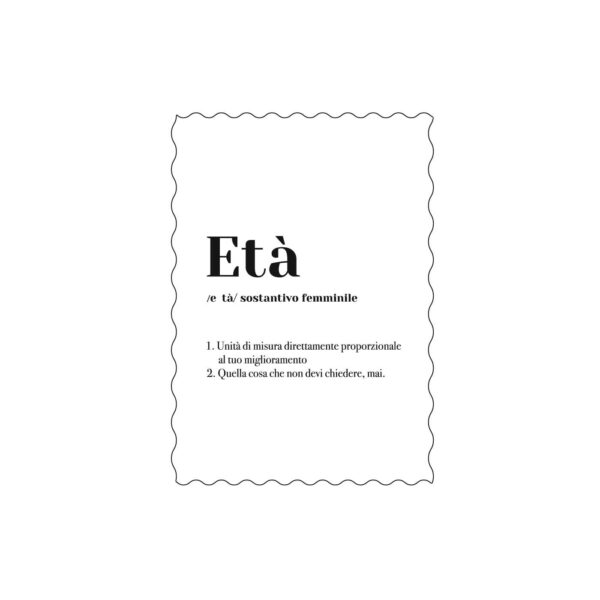 Cartolina "Età"