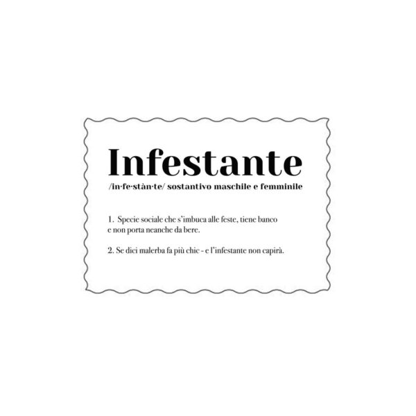 Cartolina "Infestante"