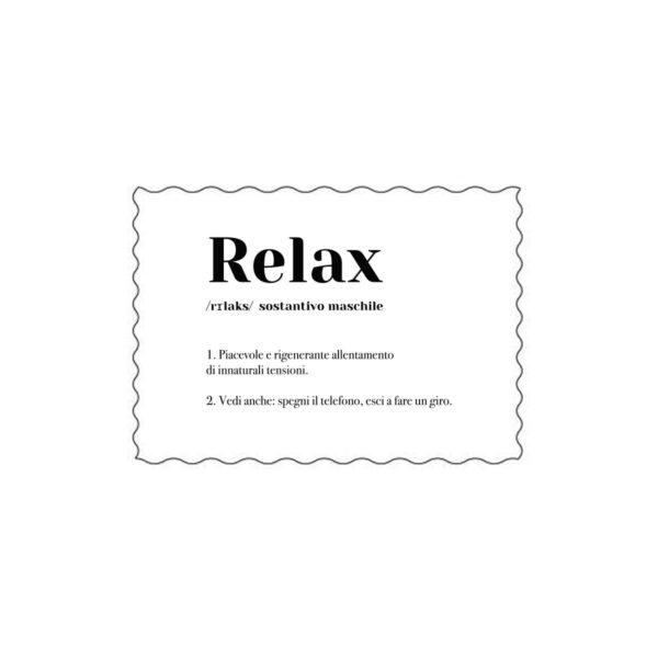 Cartolina "Relax"