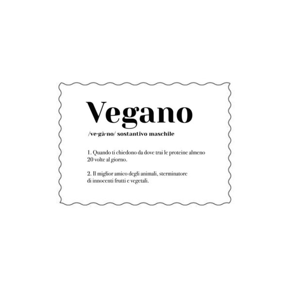 Cartolina "Vegano"