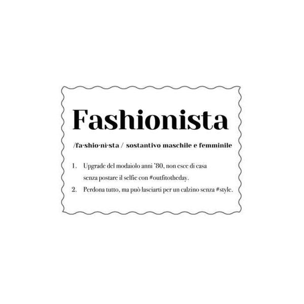 Cartolina "Fashionista"
