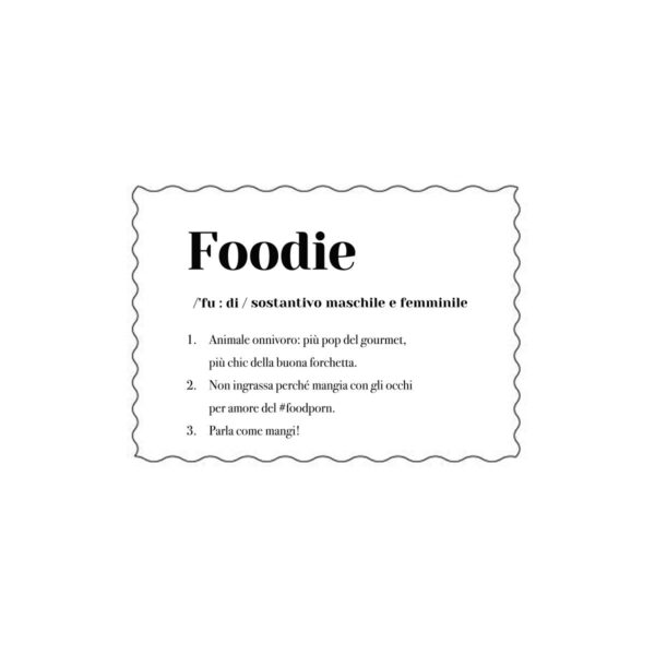 Postcard "Foodie"
