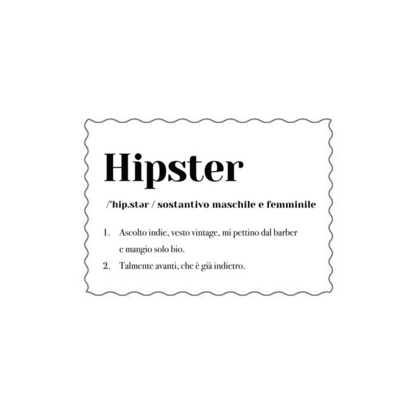 Postcard "Hipster"