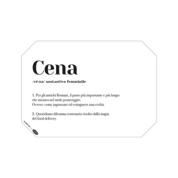 Tovaglietta "Cena"