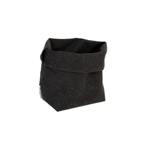 Sacchino black bonded leather
