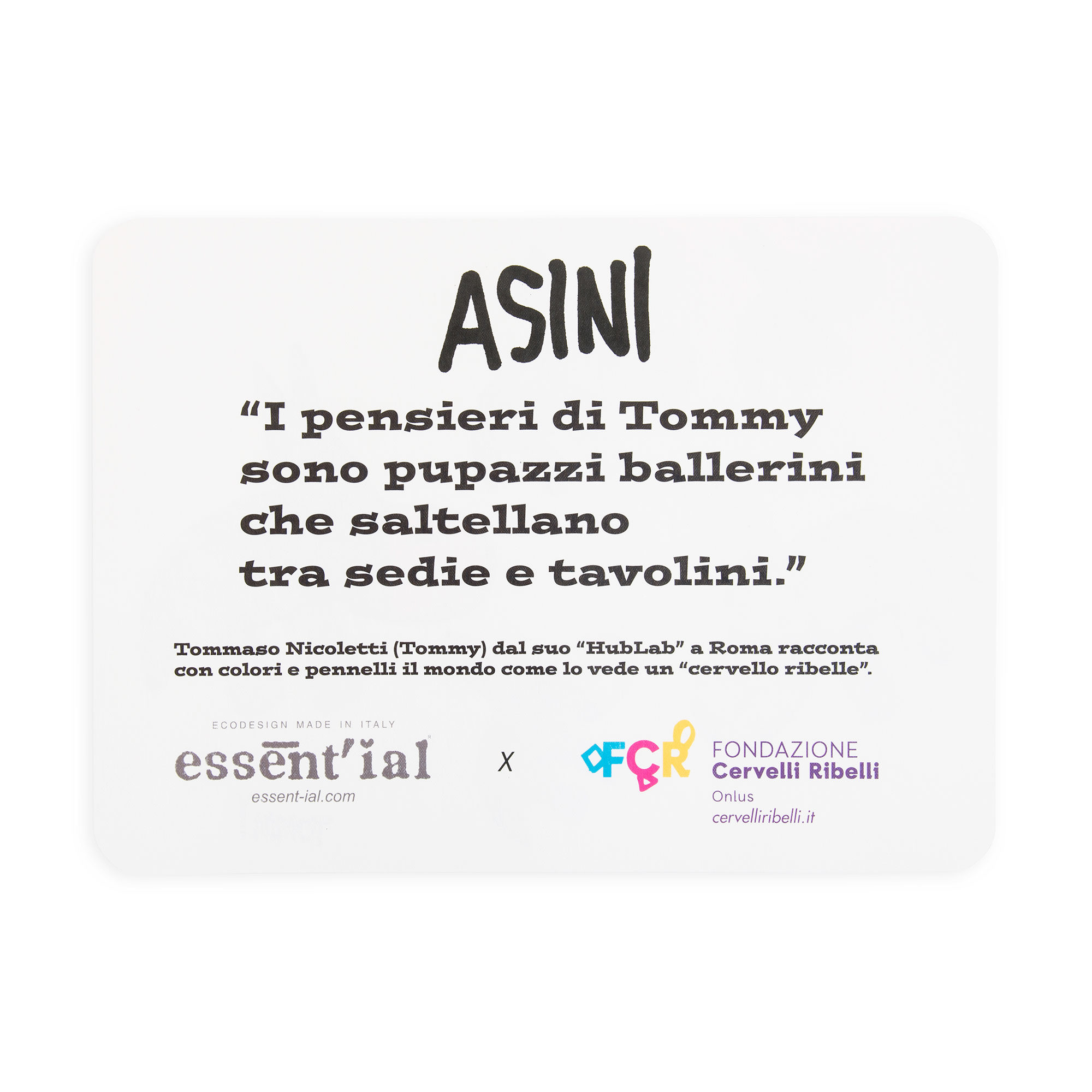 Tovaglietta asino retro Tovaglietta asino retro