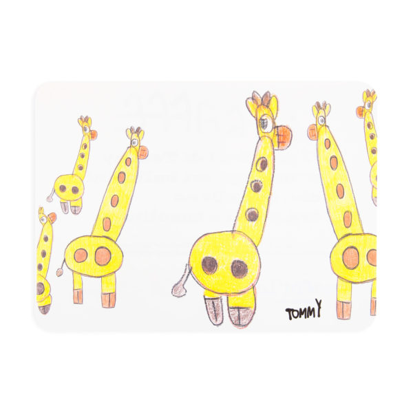 Tovaglietta giraffa fronte
