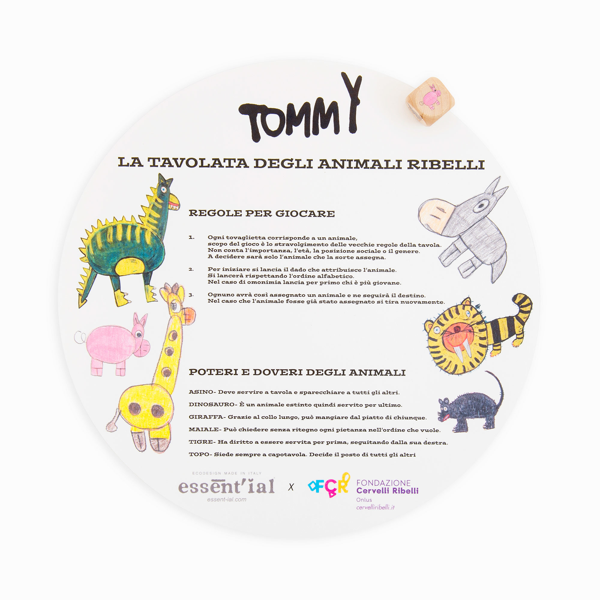 REGOLAMENTO GIOCO E DADO