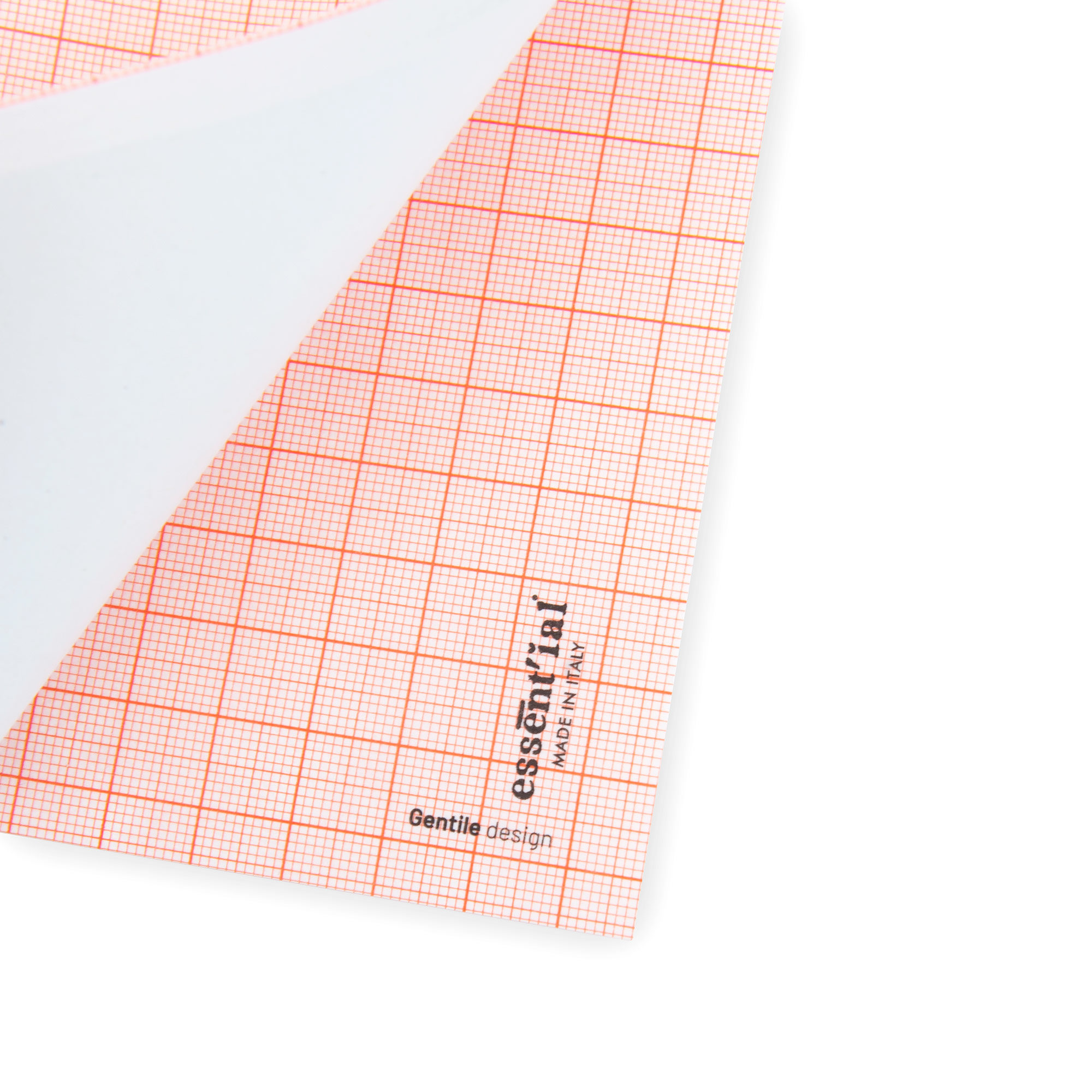 Back of graph paper A6 notebook "Pagina Collection" design by Paolo Stefano Gentile