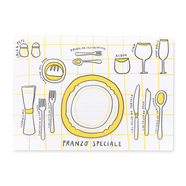 Tovaglietta "Pranzo speciale"