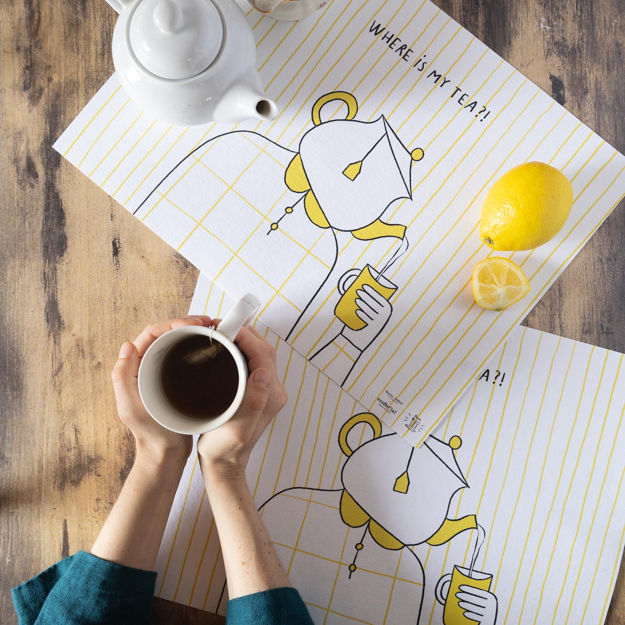 Placemat where is my tea