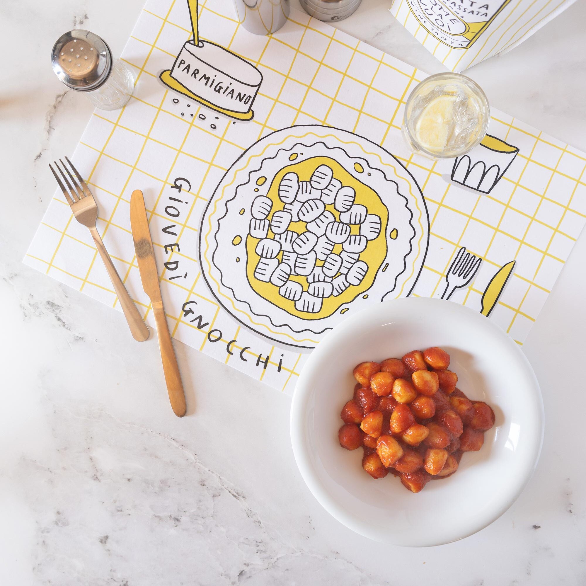 Placemat Giovedì gnocchi