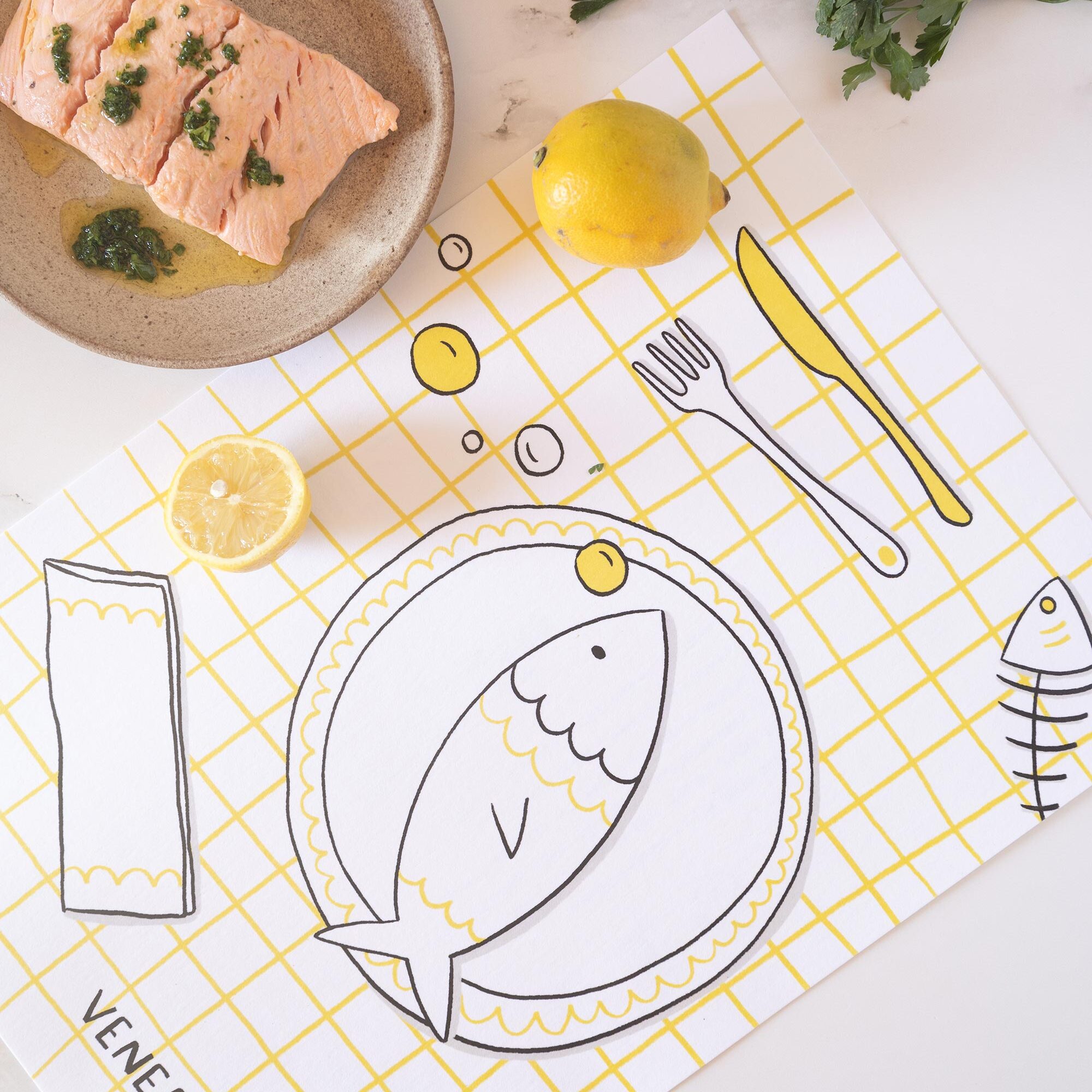 Tovaglietta venerdì pesce