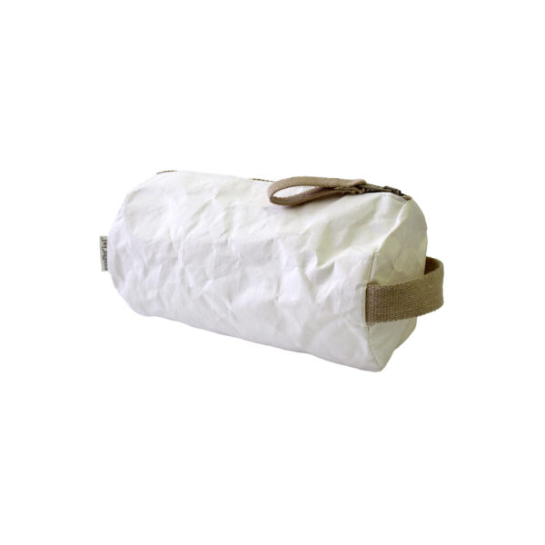 Beauty case Zip cilindro bianca