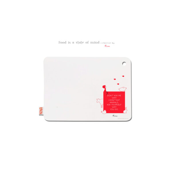 Placemat "Nina no meat"