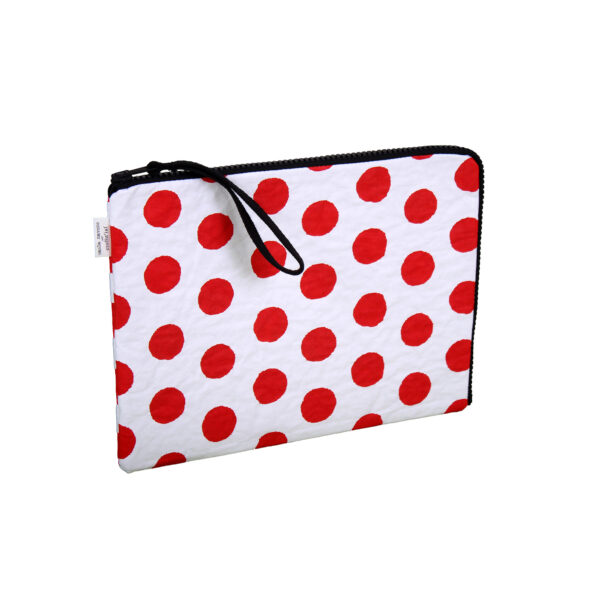 Porta laptop Pad-pad red pois