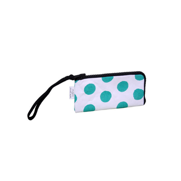 Glasses case see you green pois