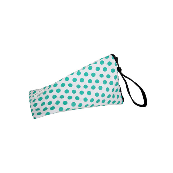 Pochette M Green mini pois