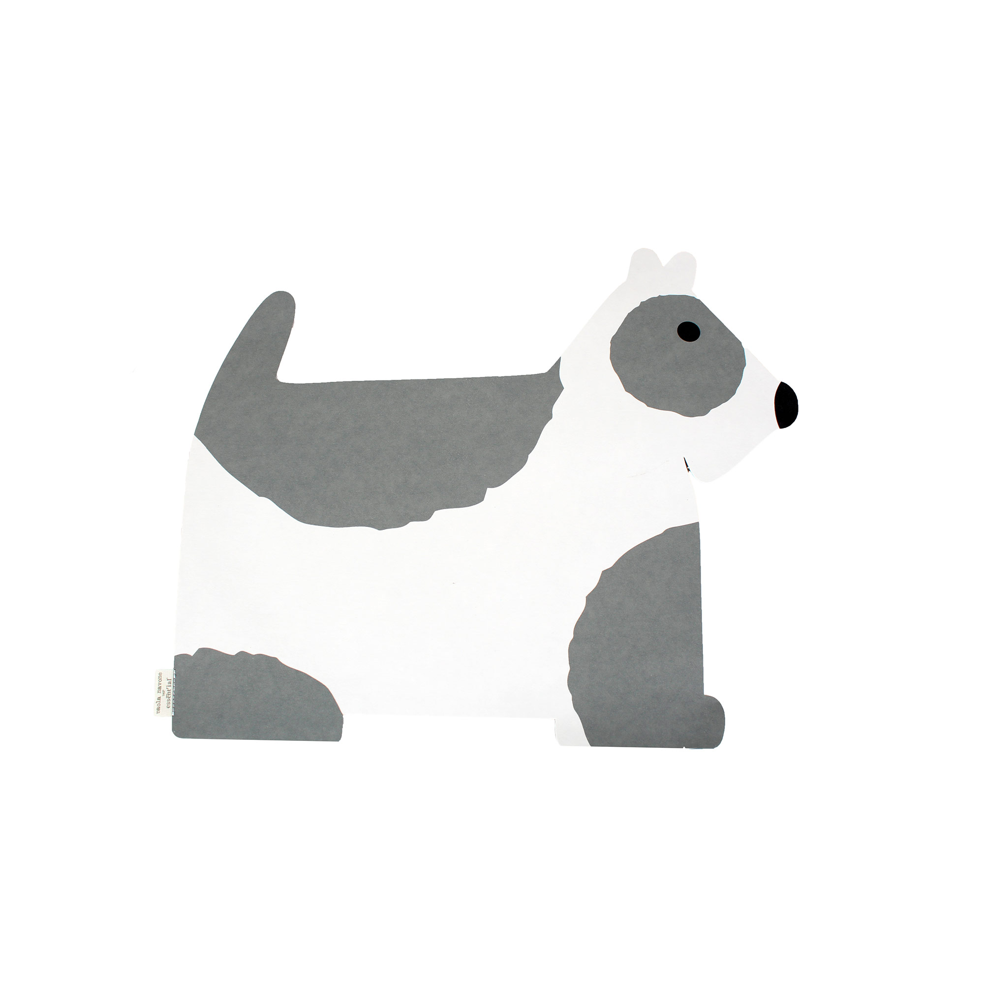 ES001991-TOVAGLIETTA-CANE-GRIGIO-POIS