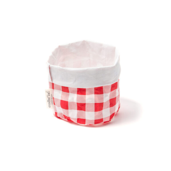 Sacco tondo piccolo pic nic rosso