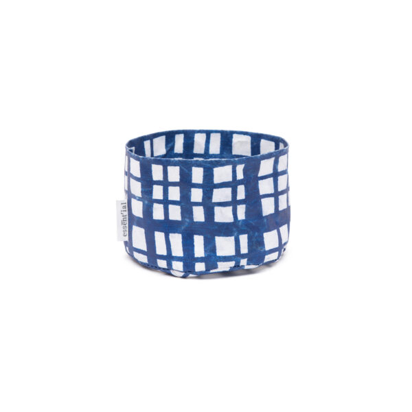 Sacchino tondo medio "trame blue"