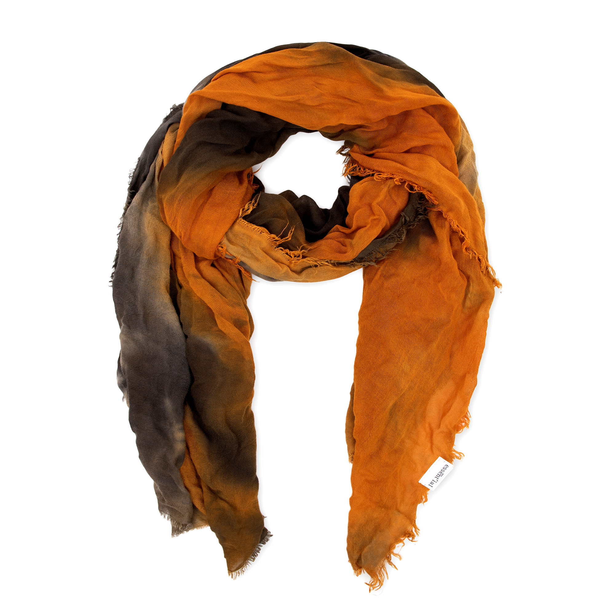 ES04355 SCIARPA MALTINTA COLOR ARANCIO